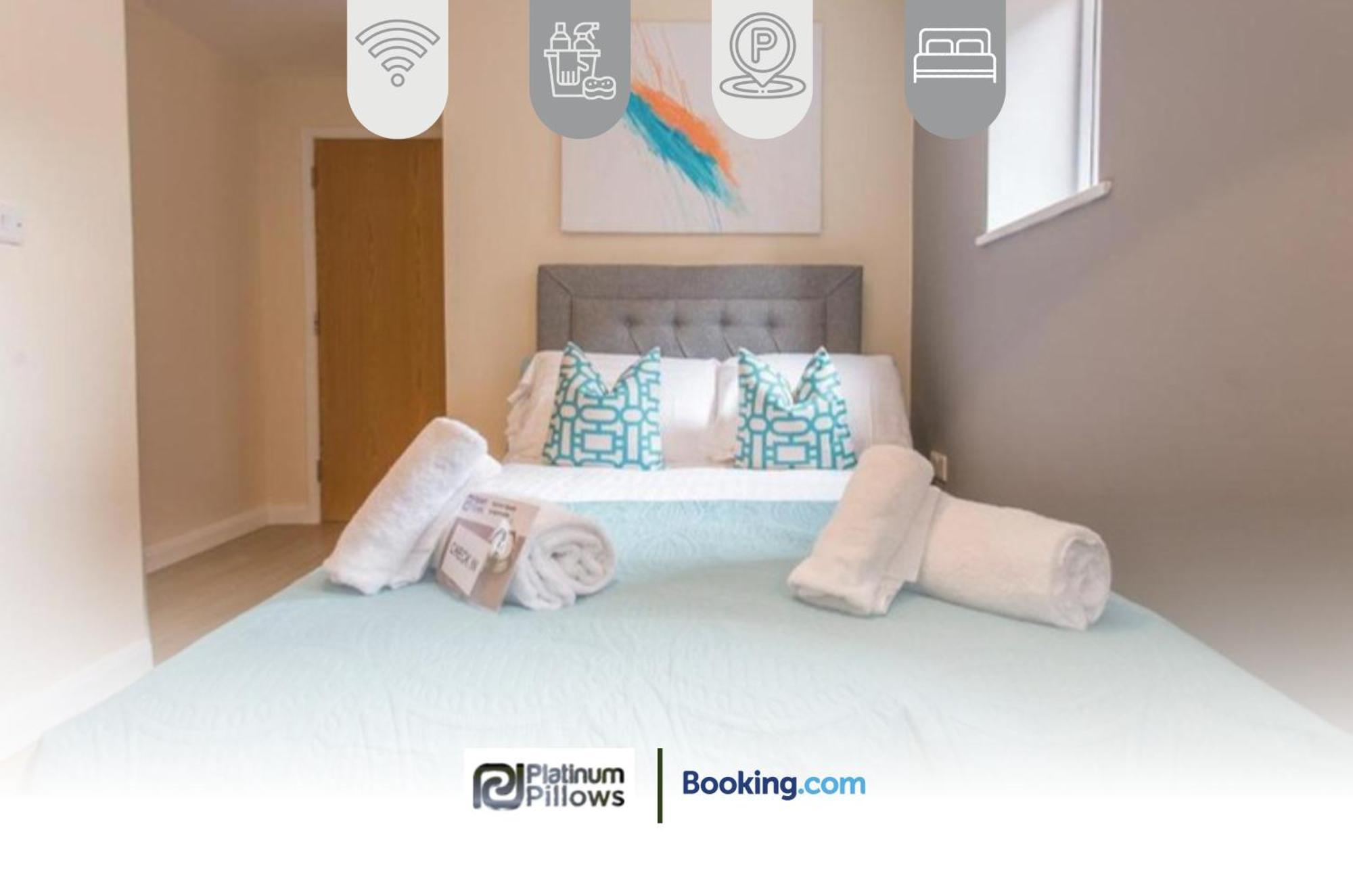Modern Oxford 2 Bedroom Apartments, Near Headington Hospital, Families & Contractor Accommodation With Parking Exterior photo