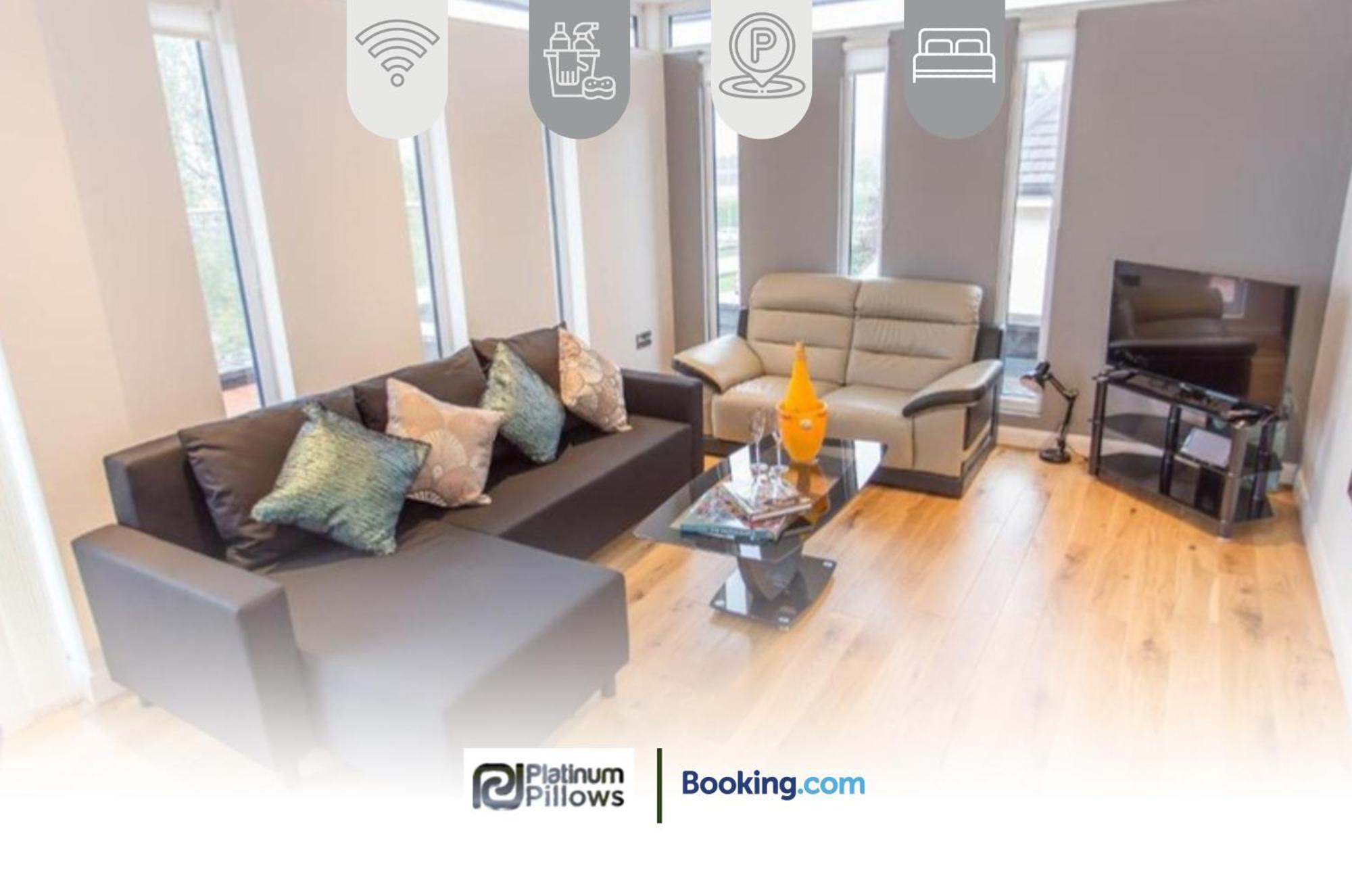 Modern Oxford 2 Bedroom Apartments, Near Headington Hospital, Families & Contractor Accommodation With Parking Exterior photo